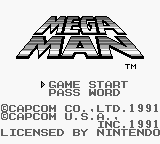 Megaman (USA) Title Screen